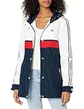 Mit Reißverschluss Tommy Hilfiger Damen Iconic Jacket Anorak, Weiß, XX-Large