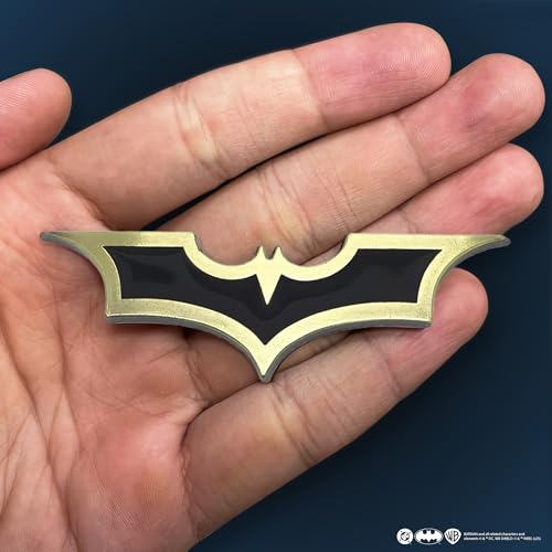 Image of Involve DC Batman Emblem 3D Metal Car Badge- Stylish Logo for Cars & Bikes | Emblems | Trunk Rear Fender | Emblem compataibe with Tailgate | Side Sticker Badge | Car Decals