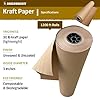 Sandbaggy Lightweight Kraft Paper Rolls - 30 lb. Recycled Paper - Shipping, Packing, Wrapping, Arts and Crafts - Made in The USA (Brown) (24 in x 1200 ft (5 roll), Brown) #1