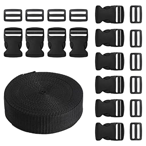 HUSZZM Gurtband 30mm Steckschnalle Sicherheitsgurt Verlängerung Gurtband Cover