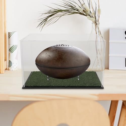 Boîte rugby acrylique accès facile avec support de rangement vert - 3
