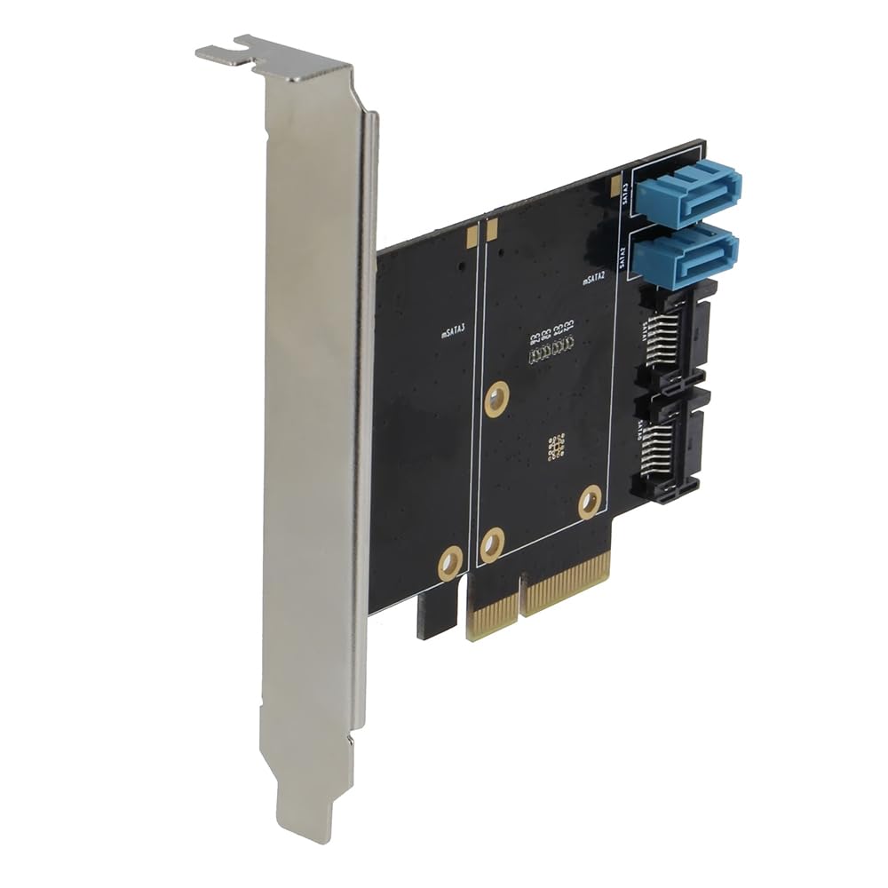 SEDNA - PCIe Quad SATA 6G 4 Port Raid Adapter with HyoperDuo Hard Disk Acceleration Function