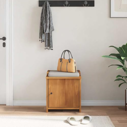 Banc de garde-robe avec espace de rangement Sandnes pour optimiser les petits espaces - 4