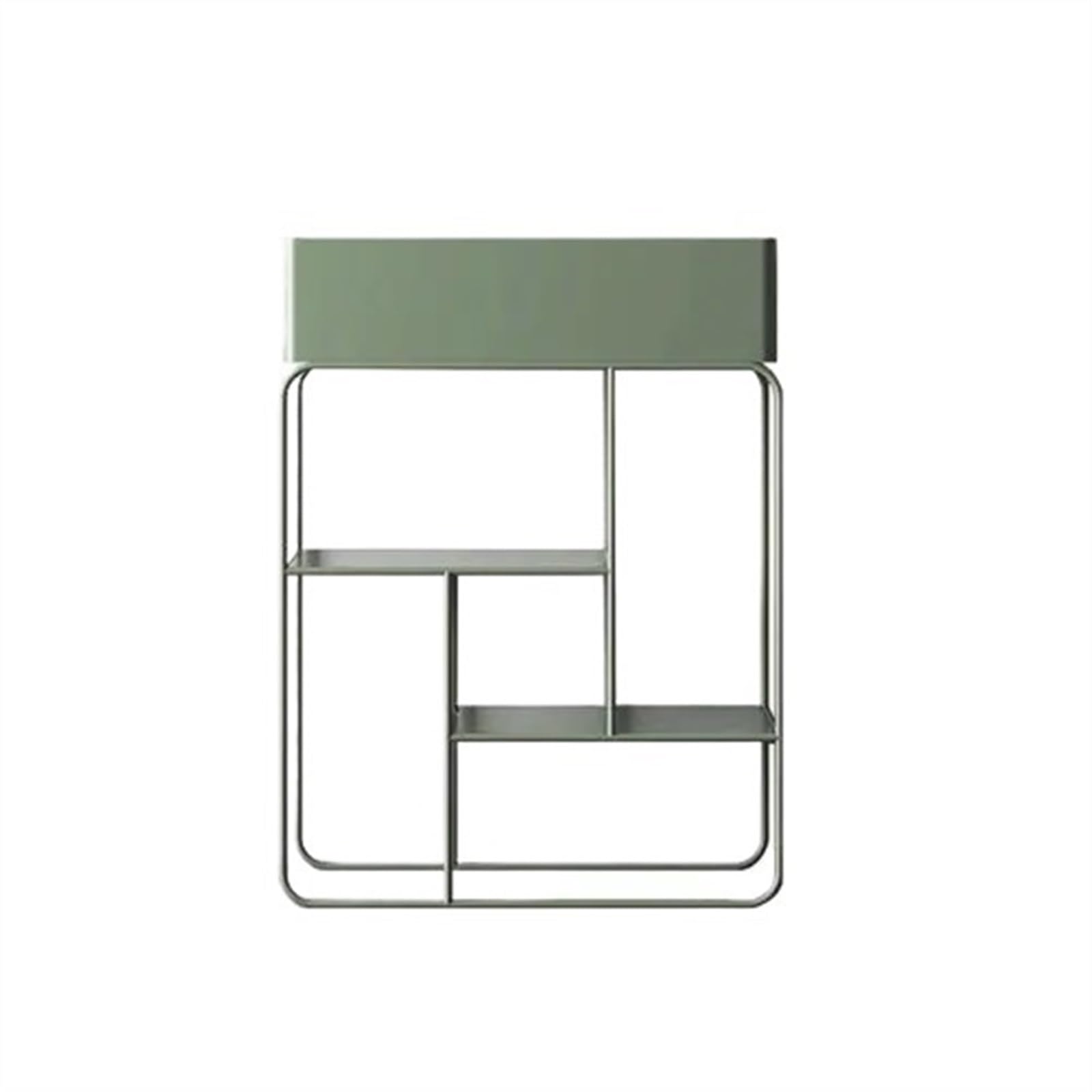 zhangrui1888 Plant Stand Modern Minimalist Multi-layer Plant Shelves Indoor Balcony Living Room Floor Stand for Flowers Home Wrought Iron Flowerpot Shelf Indoor Plant Shelf(Green)
