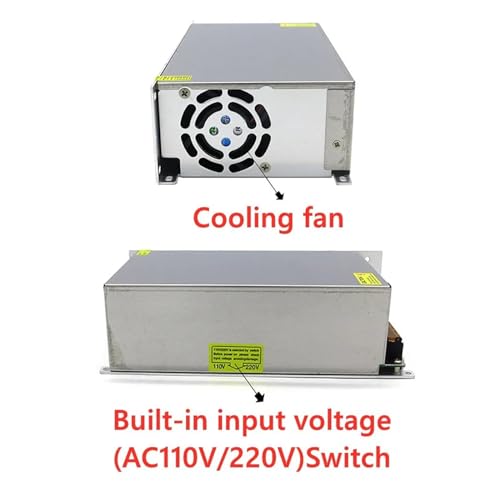 Transformateur 12V SMPS 1000W avec alimentation réglable AC-DC
