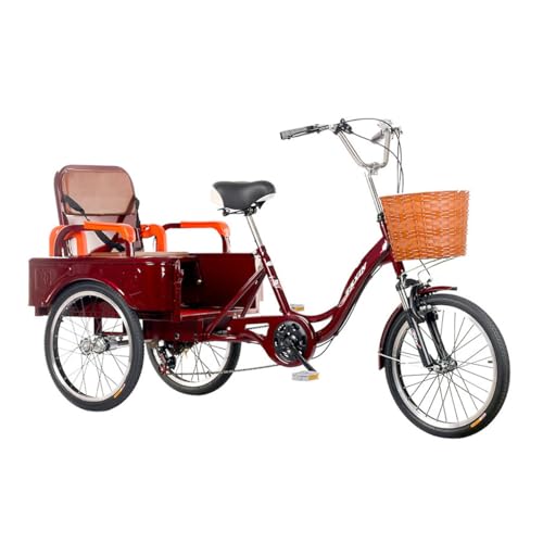 Triciclo para Adultos 20 Pulgadas con Canasta miniatura 1