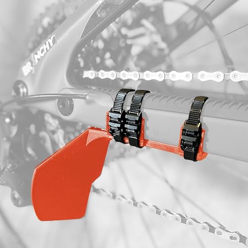 Branchy Protection, Universal Rear Bike Shift Protector | Recommended for MTB, Ebike, Enduro, DH, Gravel (Halloween Orange)