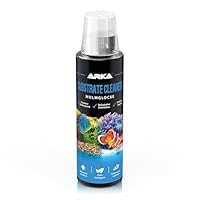 Mulmsauger Aquarium 236 ml – reinigt Bodengrund biologisch – entfernt Mulm, Futterreste & Schlamm – für Süß- & Meerwasser – ohne Sauger & Schlauch – zuverlässige Pflege – ARKA Substrate Cleaner