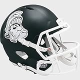 Michigan State Spartans Gruff Sparty Speed Full Size Replica Football Helmet