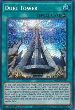 Duel Tower MP22-EN269 Secret Rare Englisch Near Mint 1. Auflage - 2022 Tin of The Pharaoh's Gods - mit ReCollectibles-Versandschutz - für Yu-Gi-Oh!