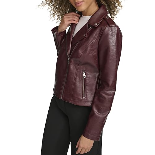 Image of Levi's Women's Classic Faux Leather Moto Jacket Coat