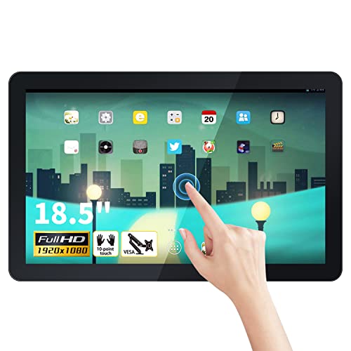 Image of 18.5 inch Android 12 Touchscreen Monitor Tablet, 16:9 FHD 1080P, WiFi & BT, Built-in Speakers, RK3588 4GB RAM & 64GB ROM, Smart Board for Classroom, Meeting & Game