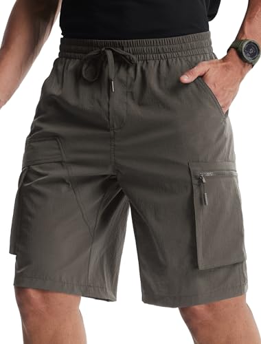 Image of Libin Men's Shorts Casual All Day Comfy Quick Dry Lightweight Cargo Hiking Shorts Breathable Outdoor Sports Travel