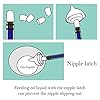 Bubble-milk-bowl-Silicone-Feeding-Nipple-and-Syringes-for-Newborn-Kittens-Puppies-Rabbits-Small-Animals-Dongdong-pet-S-2-pcs-Pink Pink Bubble Milk Bowl