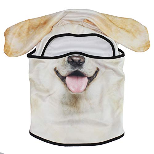 Image of WTACTFUL 3D Animal Ears Balaclava, Breathable Face Mask for Halloween