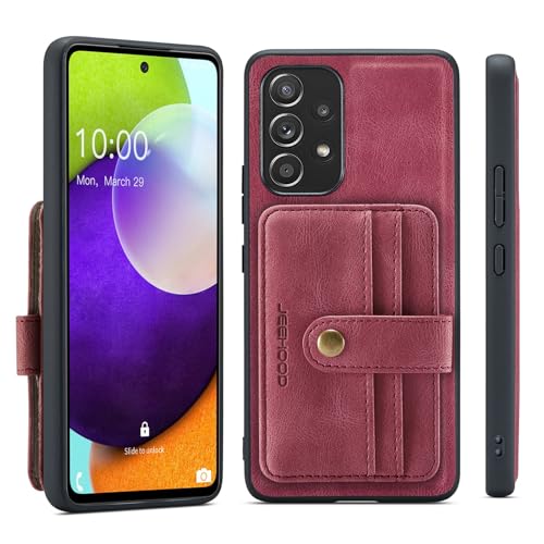 Étui portefeuille détachable Samsung A53 5G idéal pour voyager léger