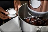 Kenwood kMix Editions KMX760GD Robot de cuisine avec bol en acier inoxydable de 5 l, système de sécurité à usage sûr, boîtier en métal, 1000 W, kit de pâtisserie 3 pièces et protection - 2