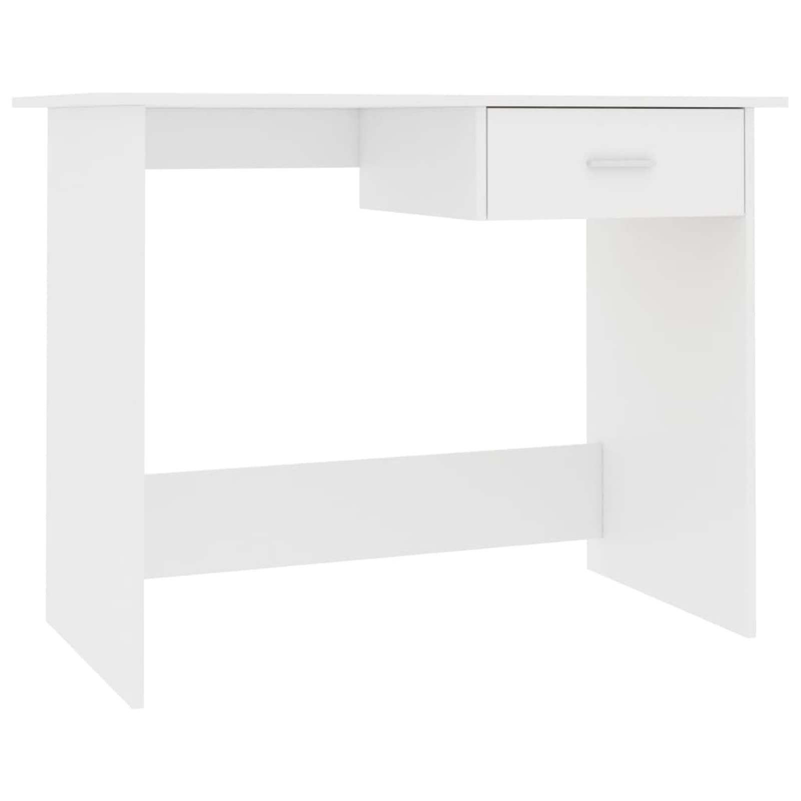 Bureau blanc 100 x 50 x 76 cm en bois multicouche, bureau, bureau, bureau, bureau, bureau, bureau, bureau, bureau, bureau, bureau, bureau, bureau, bureau, bureau, bureau, mobilier studio