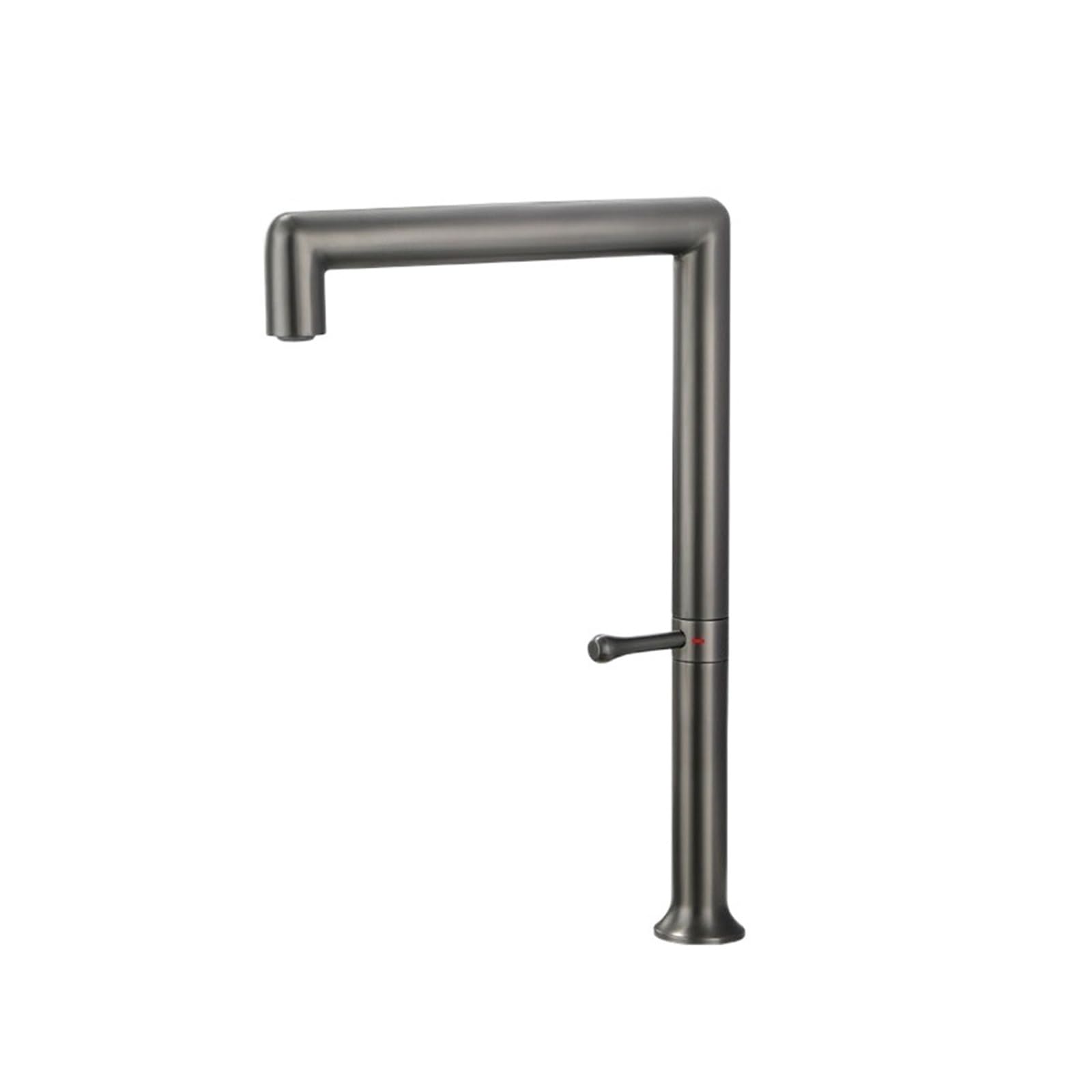 CZYWKDDPP Kitchen Tap, Brushed Gold Faucet Deck Mount Rotatable Water Mixer Stainless Steel Faucet(Gunmetal)