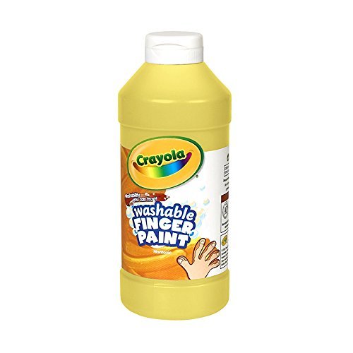 CRAYOLA LLC WASHABLE FINGERPAINT 16OZ YELLOW (Set of 6)