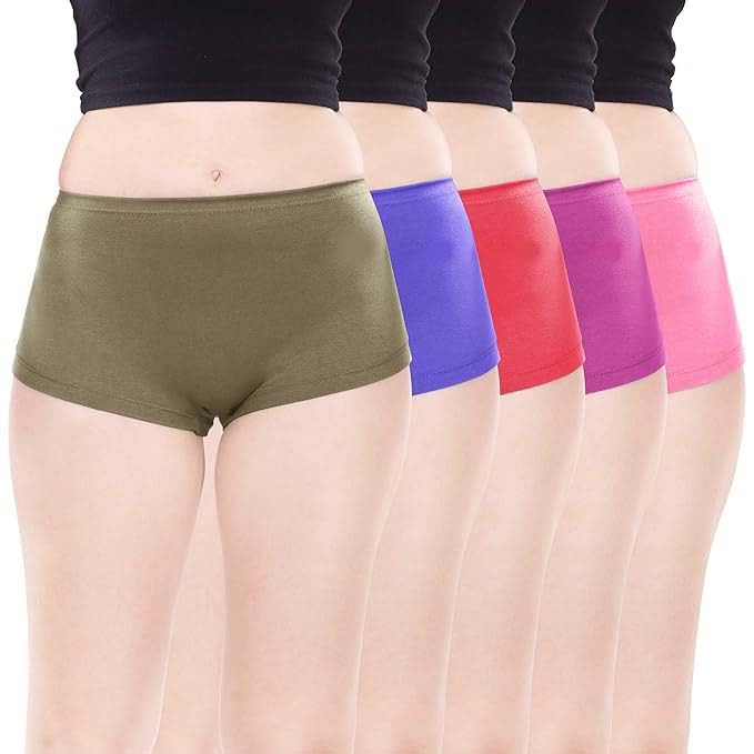 louryn koulyn Boyshort Panties Women's Soft Underwear Briefs otton Women's Boyfriend Shorts-picture-22