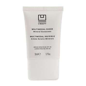 U Beauty Multimodal Sheer Facial Mineral Sunscreen - SPF 25-50ml