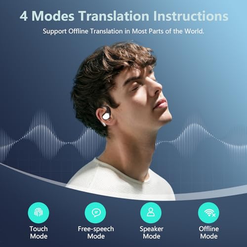 Casque de traduction instantanée 144 langues avec étui de charge inclus - 7