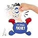 MAGIC SELECT Bambola Punch Me Interattivo Elettrico che riproduce suoni e grechi. Gioco di peluche antistress. Screaming Doll per adulti e bambini con batteria interna inclusa. (pile non incluse)