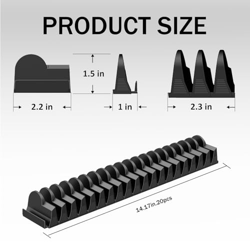 Image of 120 pcs Modular Wrench Organizer for Tool Drawers (Black & Red & Blue)