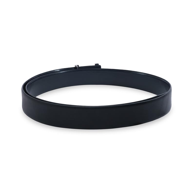 Image of Tommy Hilfiger Men'S Leather Reversible Belt Bulkeley - Matte Gunmetal H Buckle | Perfect For Formal And Casual Wear | Adjustable Waistband | Ideal For Gifting - S (80Cm)