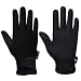 FitsT4 - Guantes de equitación para niños y niñas, guantes de equitación ecuestre para niños y niñas, guantes para exteriores, perfectos para ciclismo, jardinería, color negro