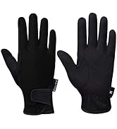 FitsT4 Grip Handschuhe Kinder Winter Reithandschuhe Kinder Jungen 5-14 Jahre für Reitsport, Radfa...