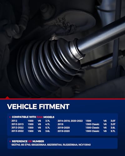 Image of KAX CV Axle Shaft Assembly Front Driver & Passenger Side for Nissan Altima