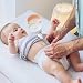 Baby Bum Spatel – leicht zu reinigende Silikon-Windelcreme-Bürste, problemloser Po-Pasta-Applikator | Babywindelcreme mit Saugbasis