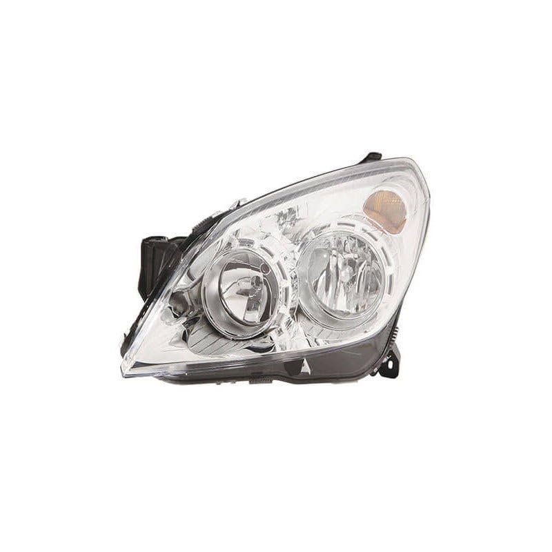 Repiauto Phare avant gauche H1/H7 chromé compatible avec Opel Astra H phase 2 2007-2009