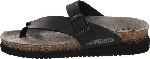 Mephisto Women's Helen Thong Sandal,Black Nubuck,9 M US | Image 6