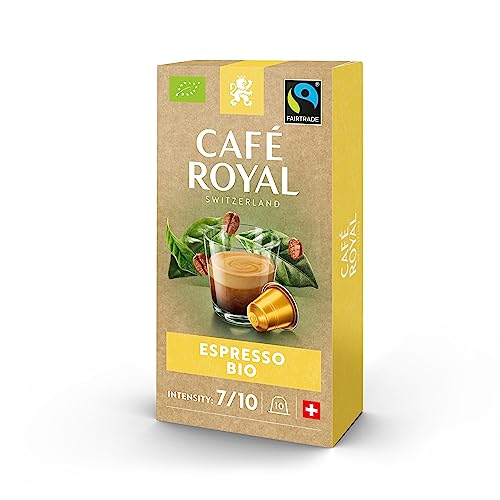 Café Royal Espresso Bio 100 Capsules pour Cafetière...