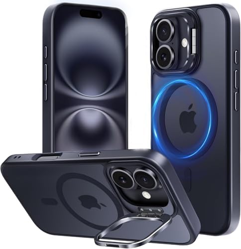 Magnetic Compatible Phone Case With Kickstand - Slim Shockproof