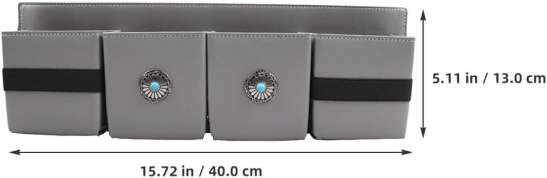 INOOMP Convertible and Salons Hairdressing Studios Professional Stylists in Large Capacity Pu Leather Waist and Shoulder Bag Scissors Holder for Hair Stylist Hairdressers