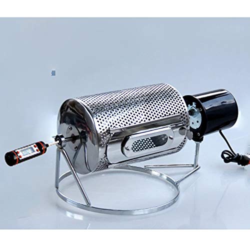 ZRZJBX Tostatori di caffè Macinacaffè di Grande capacità in Acciaio Inox 220v Macchina del Girarrosto Chicco di caffè di Uso Domestico,38×22×20cm