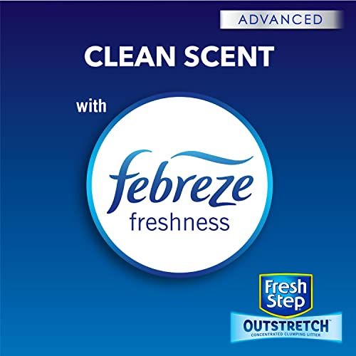 Fresh Step Outstretch, Clumping Cat Litter, Advanced, Extra Large, 32 Pounds Total (2 Pack Of 16Lb Boxes) #TOP6