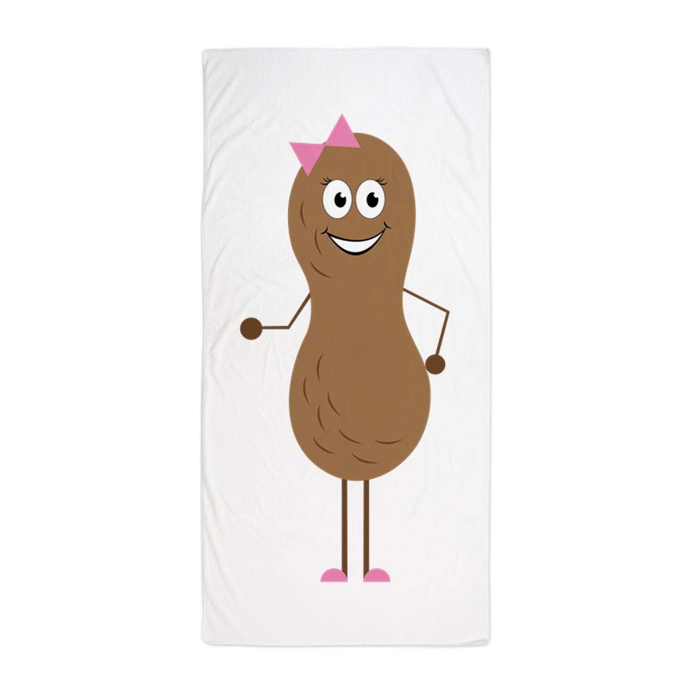 CafePress Lil Girl Peanut Large Beach Towel, Soft 30"x60" Towel with Unique Design