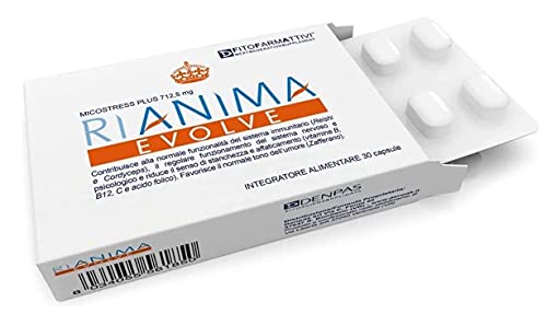 MODO D'USO: Assumere 2 capsule di Rianima Evolve al giorno, preferibilmente al mattino