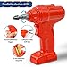 MUGEYMYD Kids Tool Bench Set with Electric Drill and Realistic Tool, Pretend Play Construction Workbench Toys for Toddlers, Build a Kids Tool Workshop Set for Boys and Girls, Ages 3-8.