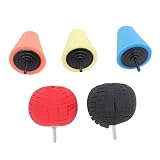 Fafeicy Autolad -Hub -Polierbohrerschaum Kit 4 Zoll Leichte Polierbälle für Verschiedene Materialien