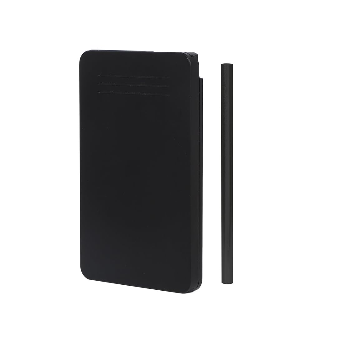 Box In Alluminio Con Tubo,Dispenser Paglia Cannucce Metallo, Fiuto Portatile Con 83Mm Snorter, Dosatore Riutilizzabili Di Alta Qualità Per Picnic, Campeggio, Viaggi (Nero,A)