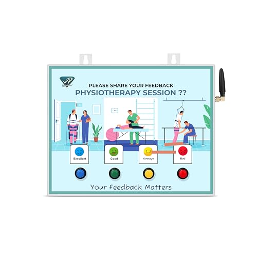 Image of Rely Cure ⇒ VP INDUSTRIES (Lite Model) Physiotherapy Session Feedback Machine with Inbuilt WiFi Hotspot | Smiley Feedback System with Mobile App & Live Reports