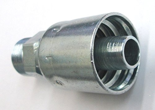 HF 1J043-06-06 - Parker 1J043-6-6 Fitting 3/8'' Hose X 3/8'' Male Seal-Lok - Rigid - (Forseal/O-Ring Face)