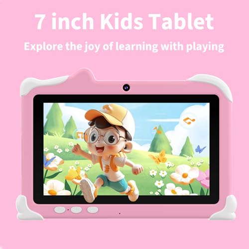 Tablet infantil de 7 polegadas, tablet Android 12 para crianças, 4 GB de RAM 32 GB ROM, tablet infan