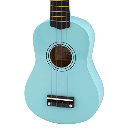 Ukulélé soprano World Rhythm – Soprano Uke débutant en finition bleu clair avec sac de transport, cordes pour ukulélé de… - Les Beatles, Paul McCartney, John Lennon, RIngo Starr, George Harrison Ukulélé soprano World Rhythm – Soprano Uke débutant en finition bleu clair avec sac de transport, cordes pour ukulélé de… – Image 3
